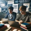 kids studying for Advanced Placement CS A exam