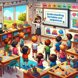 Unplugged Coding Lesson - Understanding Variables and Sequences - Coder ...